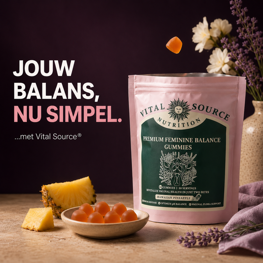 Vital Source™ Feminine Gummies — Dagelijkse Verzorging voor Vaginale Gezondheid | 60 stuks / 30 dagen