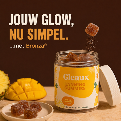 Gleaux™ Tanning Gummies — Gloed van Binnenuit | 60 stuks / 30 dagen