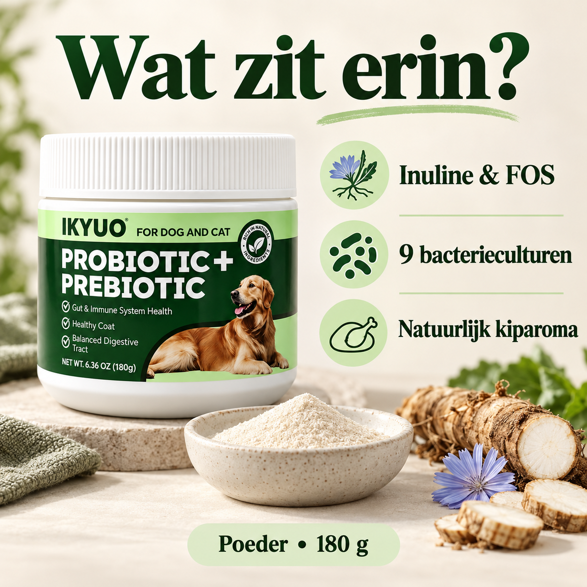 Brokki Balans – Probiotica & Prebiotica voor Honden
